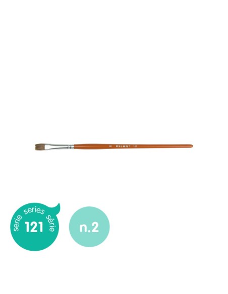 PINCEL ESCOLAR PLANO SERIE 121, Nº 2 MILAN 412102